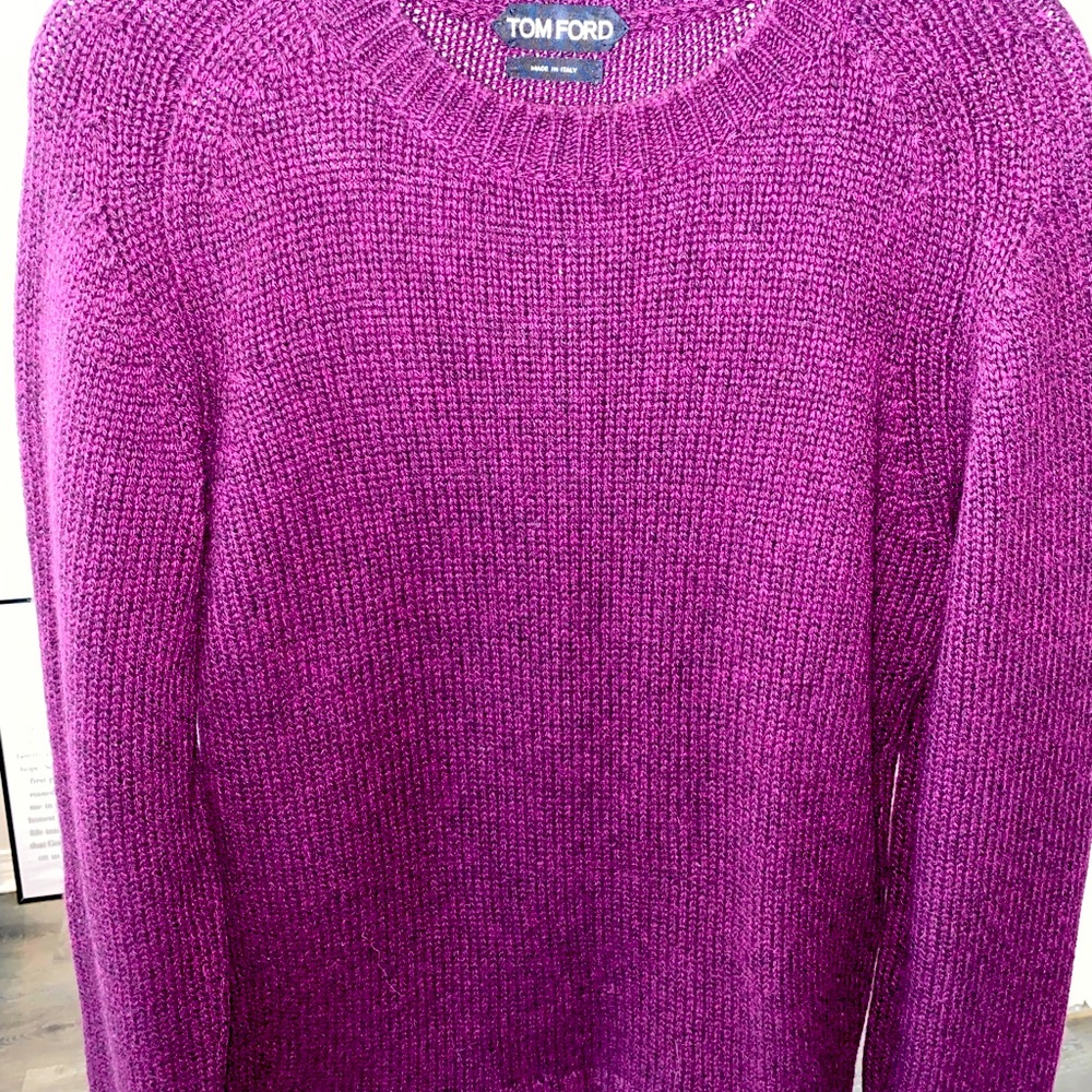 Tom Ford Cashmere Sweater Burgundy